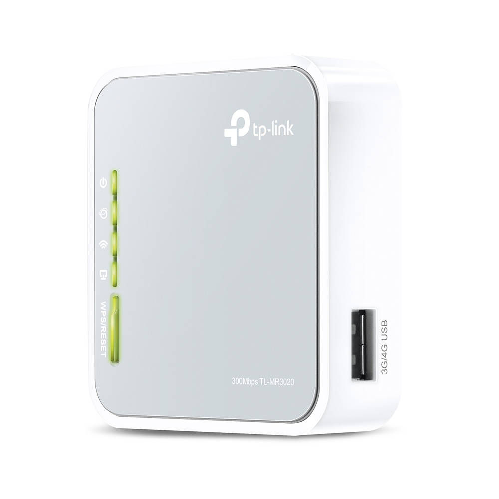 Купить Роутер TP-LINK TL-MR3020 N300 10/100BASE-TX/4G ready White в Химках,  цена: 2090 руб, - интернет-магазин Pult.ru