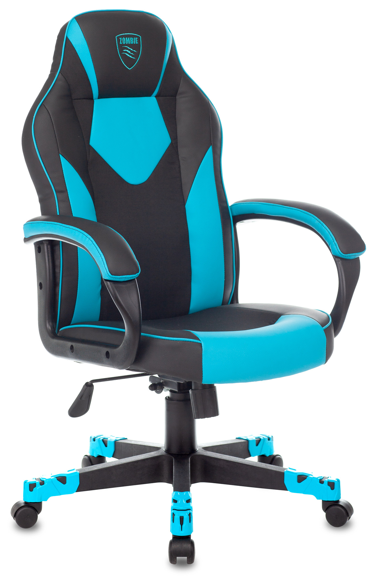 Купить Офисную мебель Zombie GAME 17 BLUE (Game chair GAME 17 black/blue  textile/eco.leather cross plastic) в Химках, цена: 9780 руб, -  интернет-магазин Pult.ru