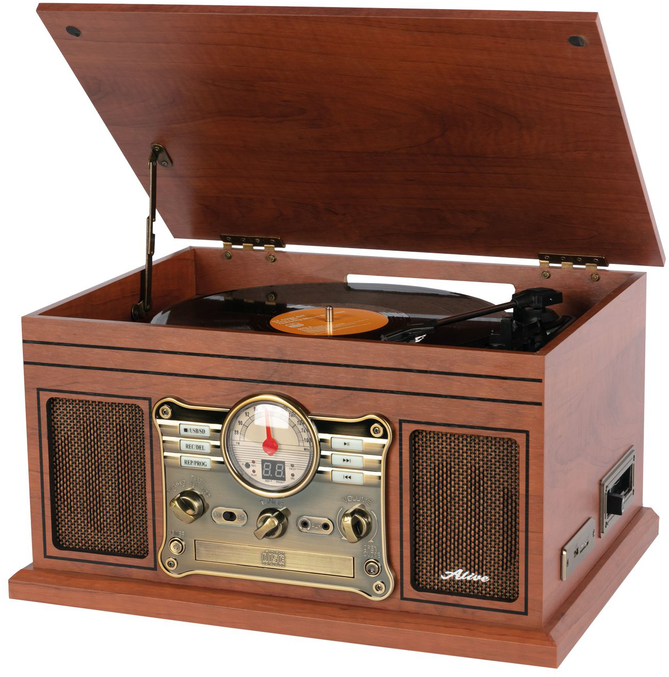 Проигрыватель Alive Audio Radiola Wood AARDL01WD / AA-RDL-01-WD