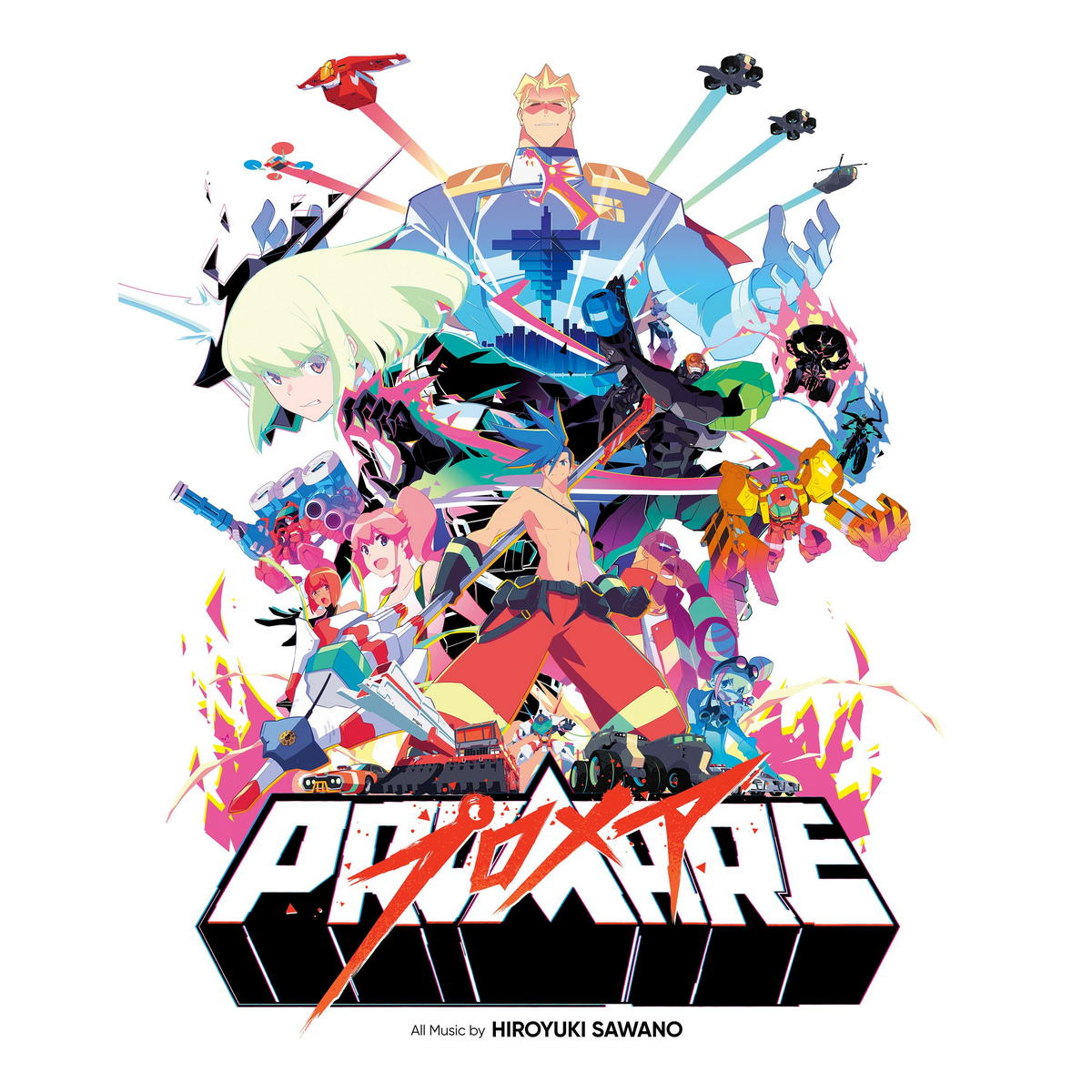 Виниловая пластинка Hiroyuki Sawano - Promare (Original Soundtrack)  (Limited Half White Half Red Vinyl) - купить в интернет-магазине Pult.ru